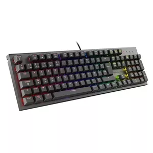 Mekāniskā spēļu tastatūra genesis Thor 300 RGB — Red Switch, kompakta izkārtojuma