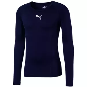 Puma LIGA Baselayer LS Men's Long Sleeve T-Shirt Navy Blue 655920 20 Size S
