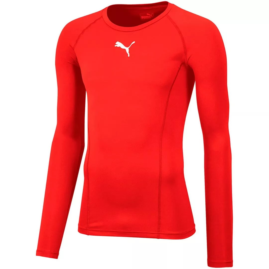 PUMA Liga Baselayer Tee LS Red