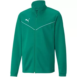 PUMA teamRISE Training Poly Jacket Jr bērnu sporta jakas zaļā krāsā 164cm