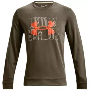 Мужской свитшот Under Armour UA Rival Terry Logo Crew зеленый 1370391 361
