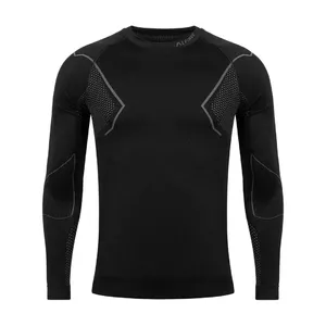 Alpinus Active Base Layer GT43189 Men's Thermoactive Sweatshirt Black-Gray Size S