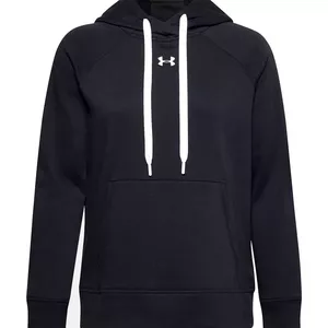Худи женское Under Armour Rival Fleece Hb черное теплое удобное