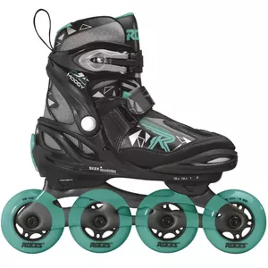 Roces Moody Girl Tif Black-Grey-Turquoise 400856 03 Inline skrituļslidas
