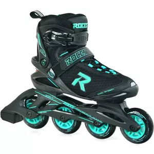 Roces Icon W Inline skrituļslidas melnas un zilas 400822 01