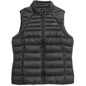 Sieviešu dūnu veste 4F F091, tumši melna, viegla, silta