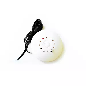 Smoke detector Digitus DN-S-S wired optical smoke alarm, mains-powered compatible with wired systems