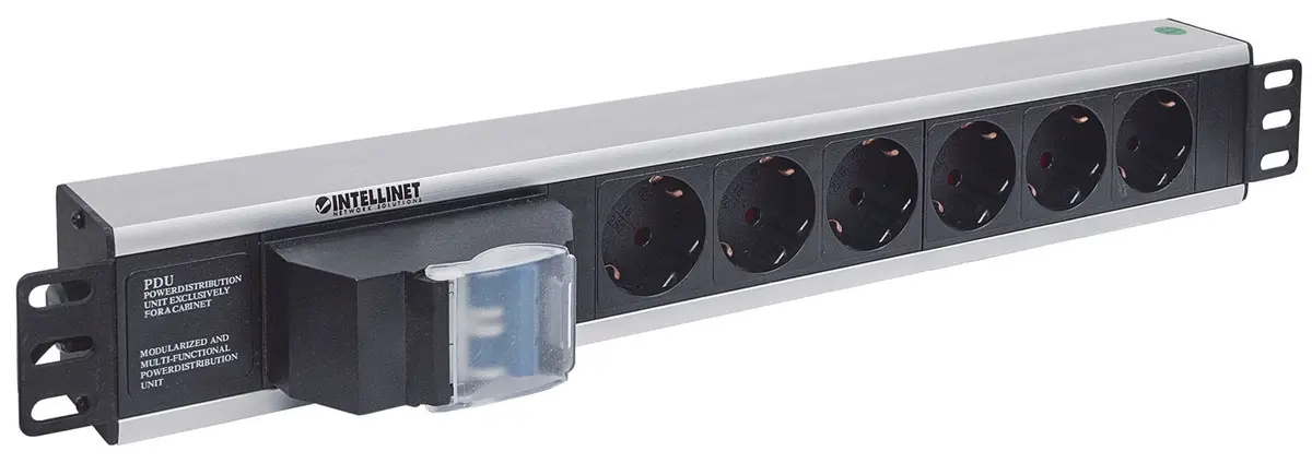Intellinet 19" 1.5U Rackmount barošanas slēdzis Photo 4