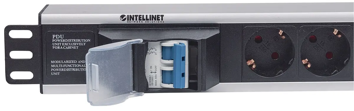 Intellinet 19" 1.5U Rackmount barošanas slēdzis Photo 8