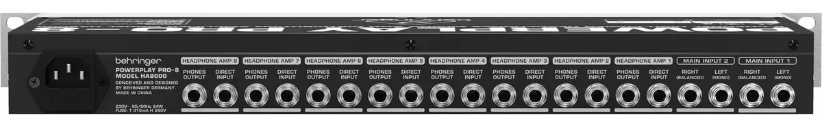 Наушниковый усилитель Behringer HA8000 Photo 6