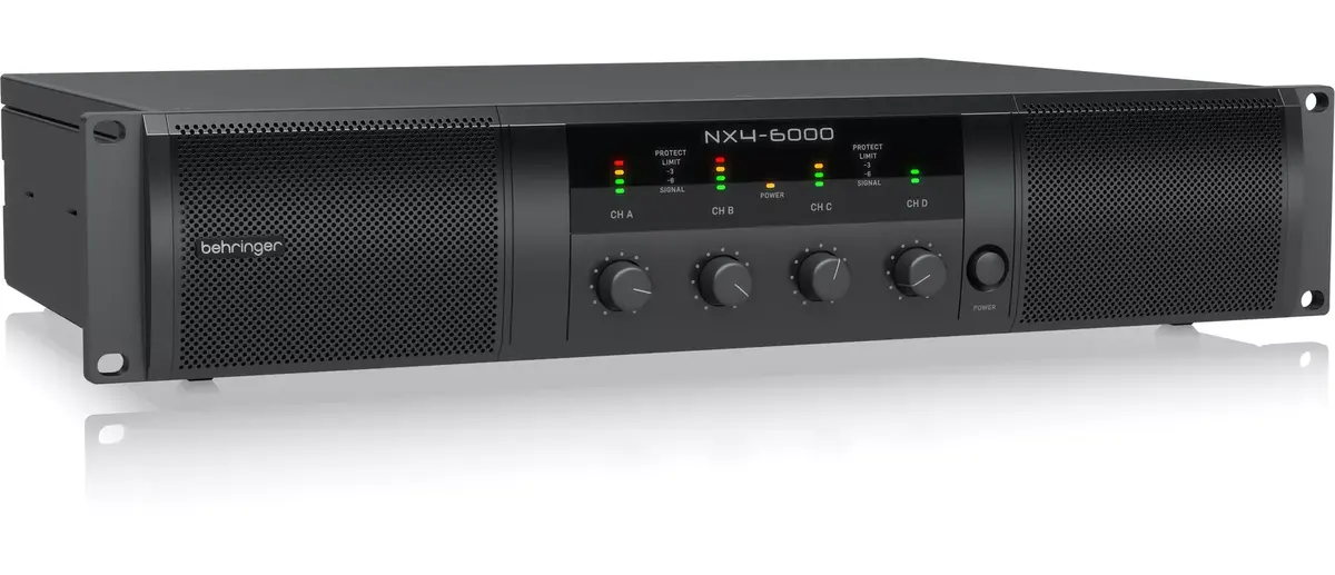 Behringer NX4-6000 4-Channel Power Amplifier Photo 2