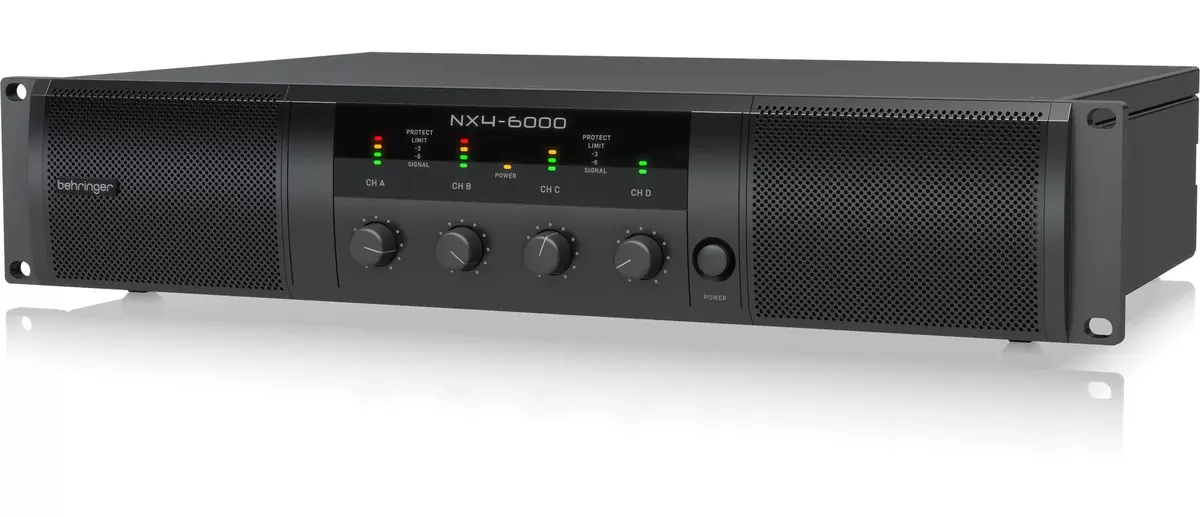 Behringer NX4-6000 4-Channel Power Amplifier Photo 3