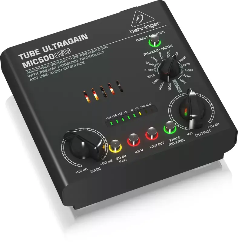 Behringer MIC500USB аудиопредусилитель Photo 3