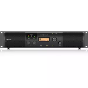 Усилитель мощности Behringer NX1000D класс D, 2x500 Вт пиковая, XLR/1/4" TRS, 220–240 В, 50–60 Гц, черный
