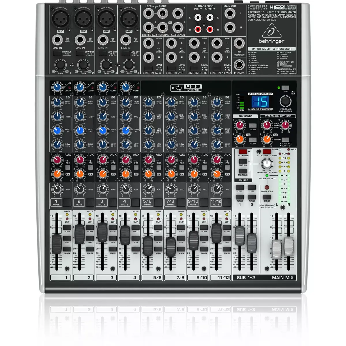 audio mixer Behringer X1622USB Photo 2