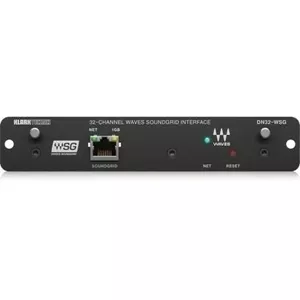 Expansion Card Klark Teknik DN32-WSG WAVES SoundGrid for M Series — SoundGrid audio networking interface