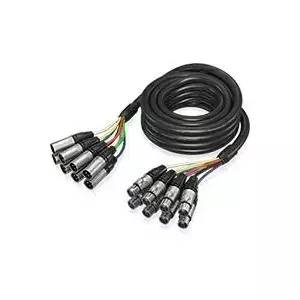 Behringer GMX-500 8 x XLR F to 8 x XLR M Multicore Cable, 5 m