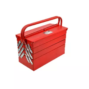 Toolbox AWTools metal 7 pcs 530×200×250 mm, compact workshop storage
