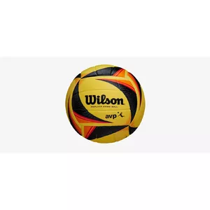 Волейбольный мяч Wilson AVP Replica Game, размер 5, жёлто-чёрно-оранжевый