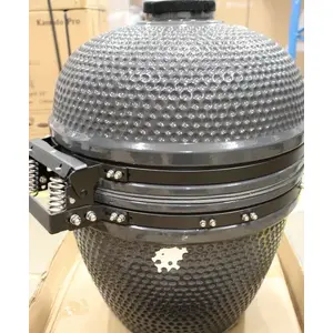 Керамический гриль TunaBone 21 дюйм Kamado Classic, темно-серый