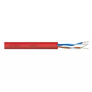 Fire alarm cable BITNER YnTKSY 2x2x0.8 100m — 2 pairs, conductor 0.8 mm, 100 m reel