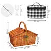 Springos CS0136 Picnic Basket with Equipment and Thermal Bag Photo 3