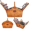 Springos CS0136 Picnic Basket with Equipment and Thermal Bag Photo 4