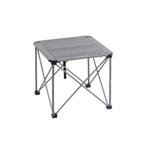 Складной стол Naturehike NH16Z016-S титан-алюминий — компактный переносной туристический стол