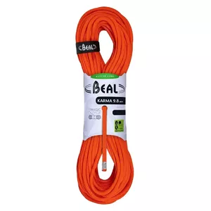Climbing rope Beal Rope Feed 9.8 mm, 80 m, solid orange