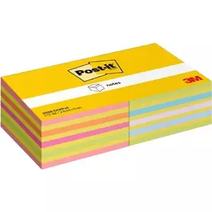 Self-adhesive notes 3M Post-It 2028-OCPPX2, square 76×76 mm, 450 sheets, blue/green/orange/pink, PEFC