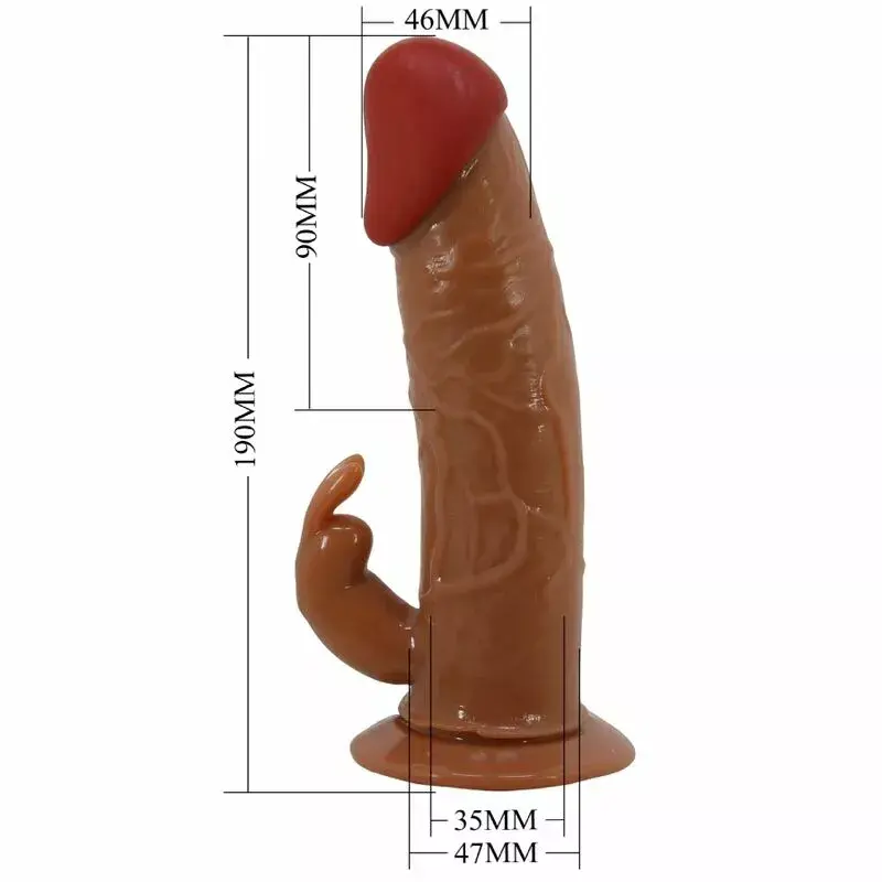 Strap-on Pretty Love Marion 19 cm silikons Photo 6