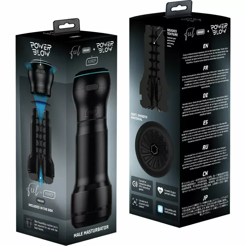 Мастурбатор Kiiroo Feel Pocket Stroker с PowerBlow Photo 5