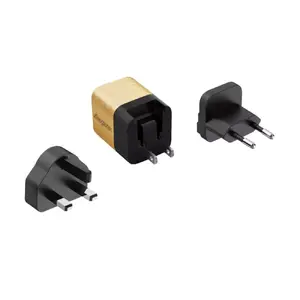 Mobile device charger Energizer A20MUGD — indoor AC universal, Black/Gold
