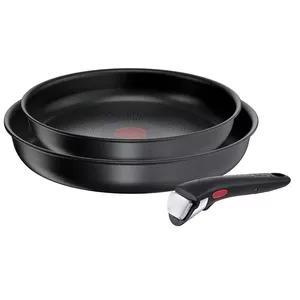 Сковорода Tefal Ingenio Daily Chef L7629553 набор 24 см и 28 см с антипригарным покрытием и съемной ручкой