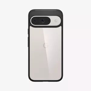 Чехол Spigen ACS07690 Cover для Google Pixel 9 / 9 Pro, для экрана 6.3", PC+TPU, чёрно-прозрачный