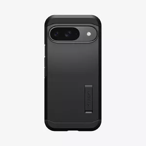 Чехол-крышка Spigen ACS07692 для Google Pixel 9 / 9 Pro, для экранов до 6,3" (16 см) — черный, PC+TPU, подставка