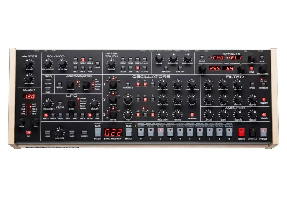 Sequential Trigon 6 Desktop analog polyphonic synthesizer Photo 2