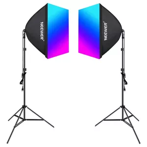 Набор софтбокса Neewer NK800 с RGB-лампами 24W, цветовая температура 2700–6500K