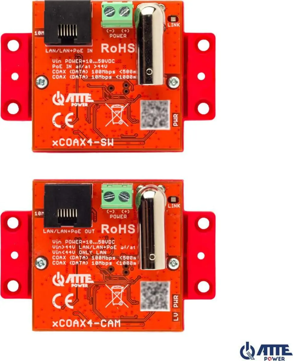 Atte xCOAX4-SET 18346 Ethernet/PoE pārveidotāji Photo 2