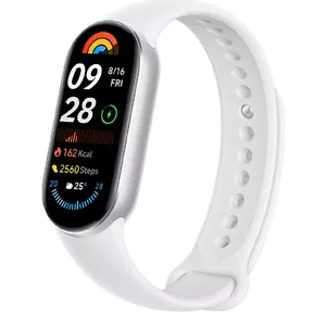 Xiaomi Smart Band 9 Aktivitāšu sensora aproce 4,11 cm (1.62") Sudrabs