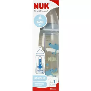 Детская бутылочка Nuk 300 мл Dragon, для 6–18 мес., синяя
