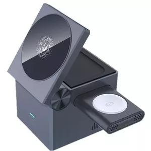 Беспроводная зарядная станция XO CX027 15W черная — Qi-зарядка для смартфонов и наушников