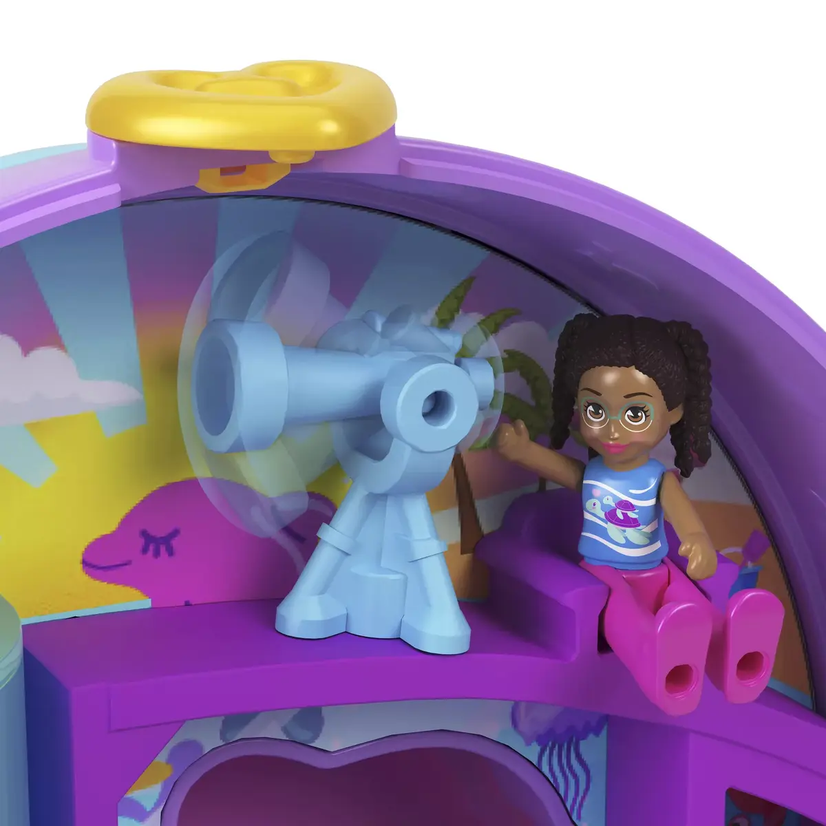 Lelle spēļu komplekts Mattel Polly Pocket Dolphin Rescue & Play Compact Photo 12