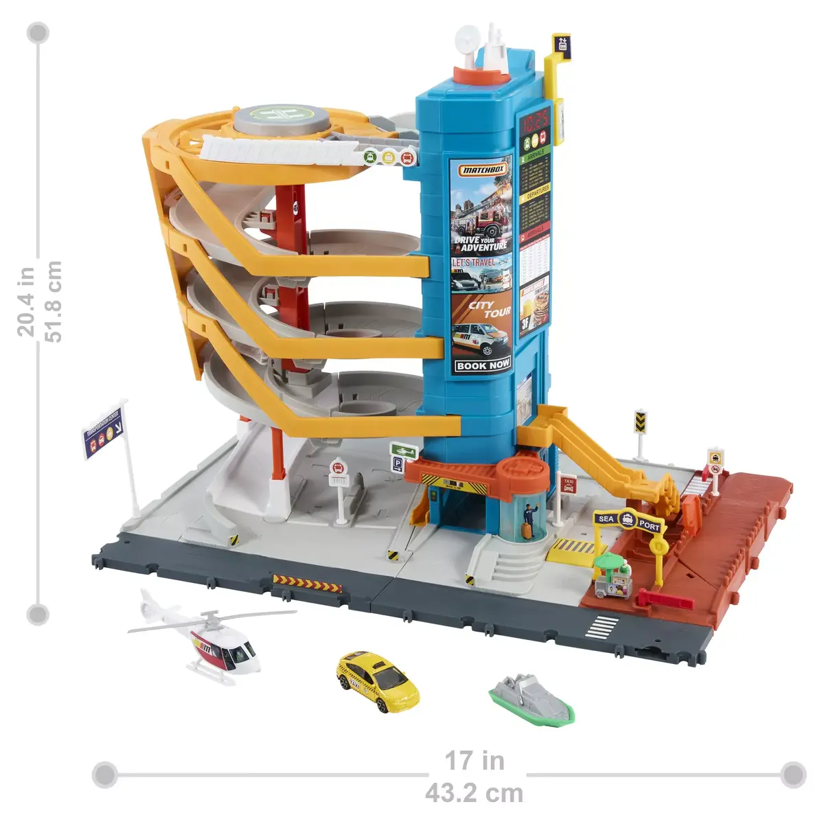 Игровой набор Car & city Matchbox Центр Транспорта Photo 7