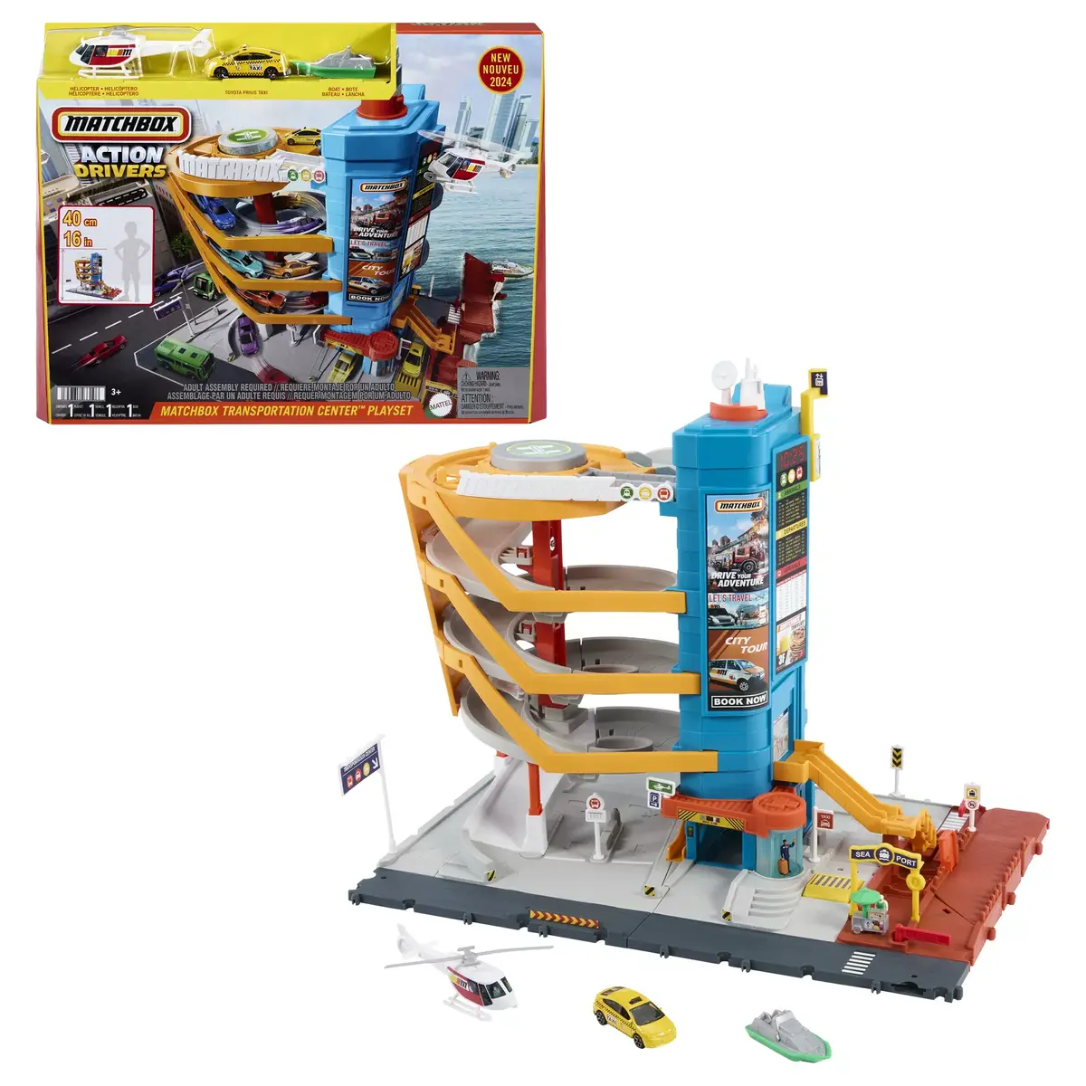 Игровой набор Car & city Matchbox Центр Транспорта Photo 11