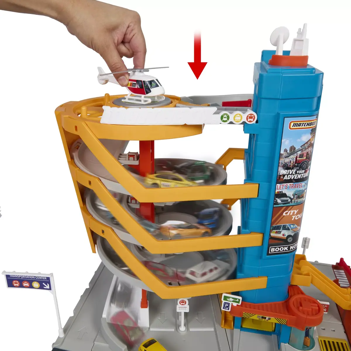 Игровой набор Car & city Matchbox Центр Транспорта Photo 16