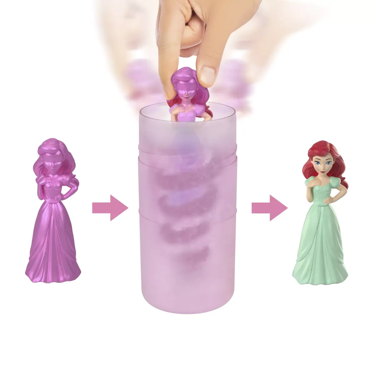 Mini lelle Mattel Disney Princess ROYAL COLOR REVEAL Photo 5
