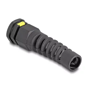 DeLOCK Cable Gland M20 with ventilation and strain relief IP68 dust and waterproof black 2 pieces