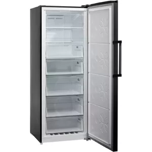 Vertikālais saldētājs Scandomestic SFS 381 BX 380 L — 380 L, No Frost, melns