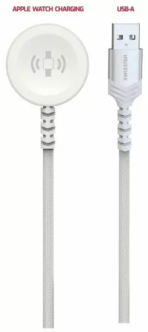 Magnētiskais lādētājs SWISSTEN priekš Apple Watch 1,2 m Photo 2
